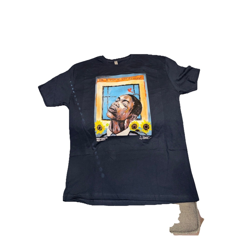 NEW XL Limited‎ Edition Innocence Project 32nd Anniversary Dwight White T-Shirt
